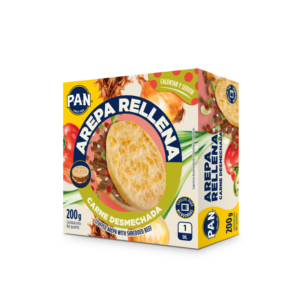 AREPA DE CARNE DESMECHADA