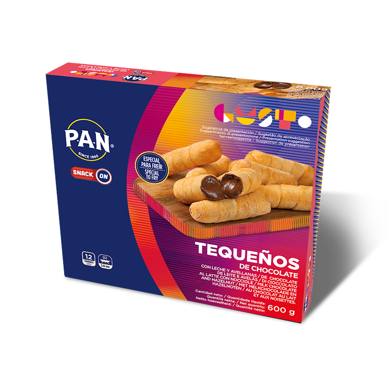 P.A.N. SCHOKOLADEN-TEQUEÑOS SNACK ON – 12 EINHEITEN