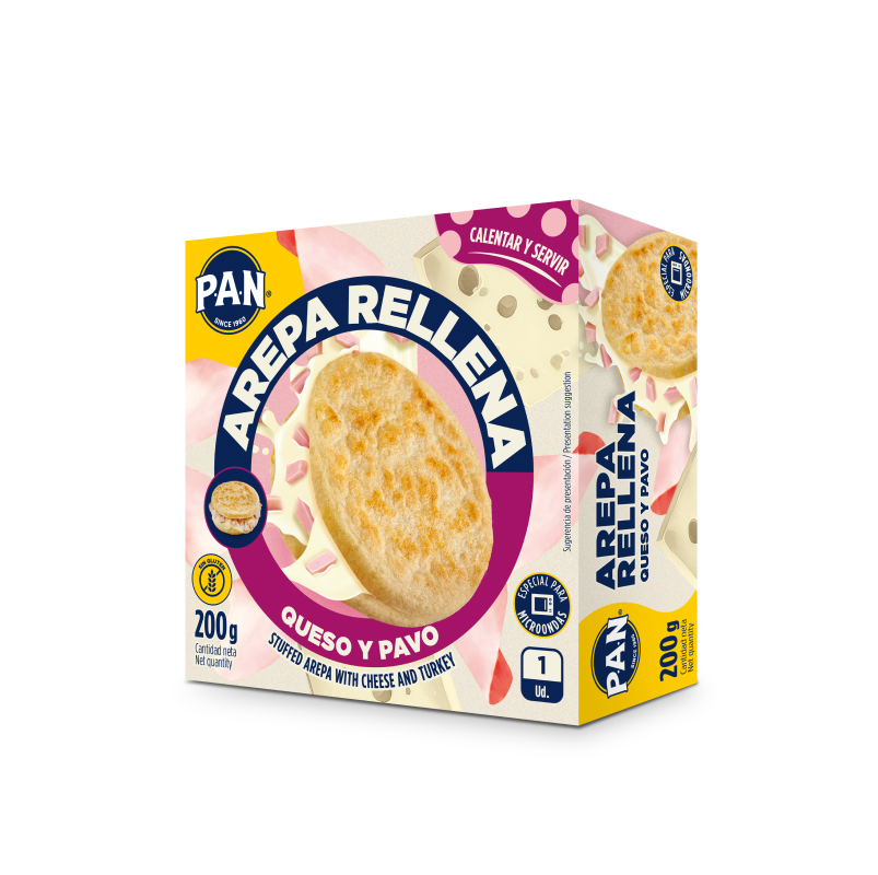 AREPA MIT PUTENFLEISCH & KÄSE