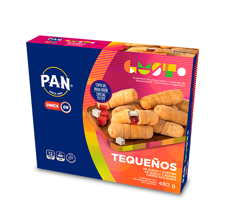 P.A.N. GUAVEN- & KÄSE-TEQUEÑOS SNACK ON – 12 EINHEITEN